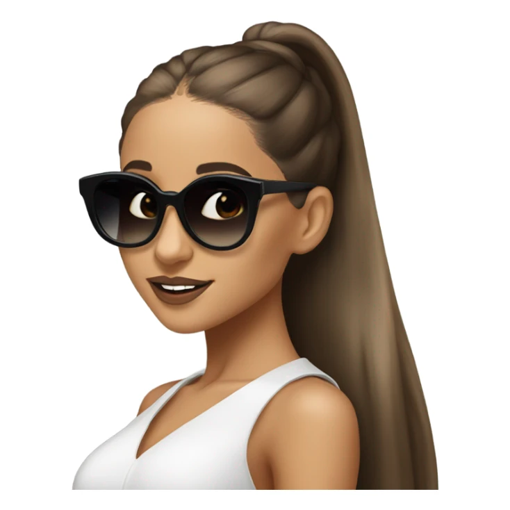 ariana grande wearing sunglasses sticker