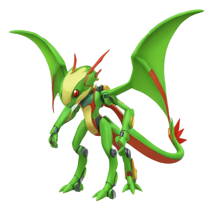 Mechanical Flygon-dragon-Medabot-Mecha full body sticker