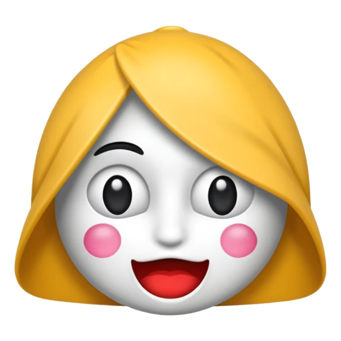 antifaz de fiesta de color blanco y bonito sticker