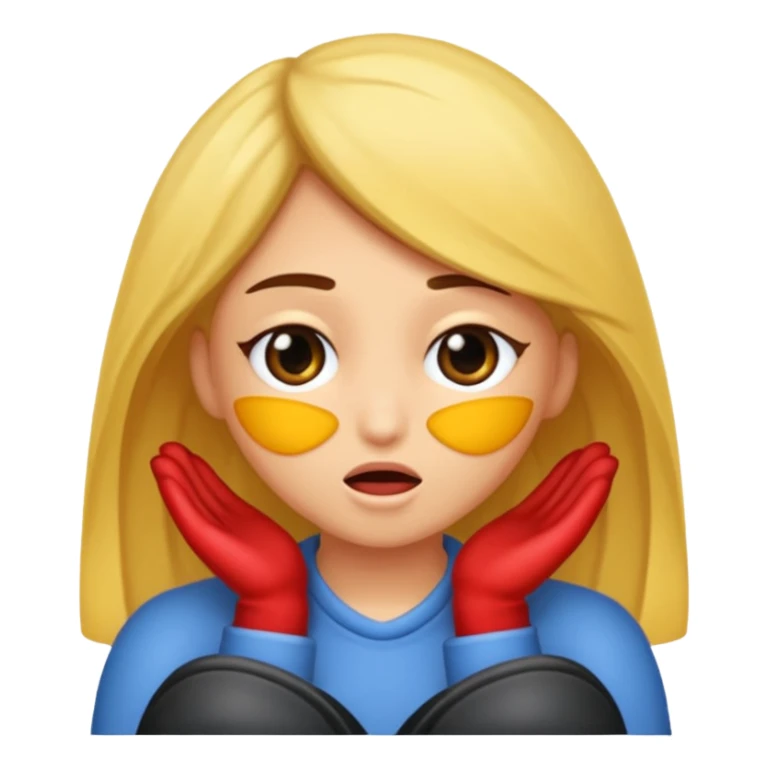 Female Oral sex with man licking penis sticker