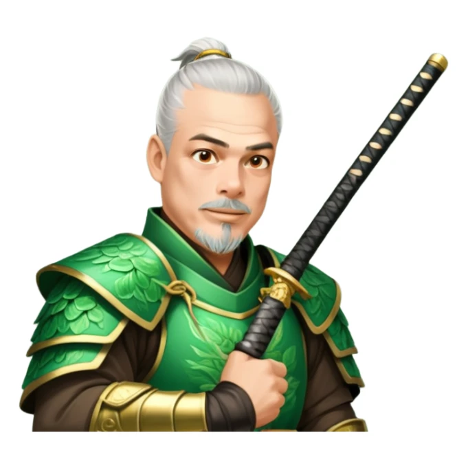 Emerald Samurai sticker