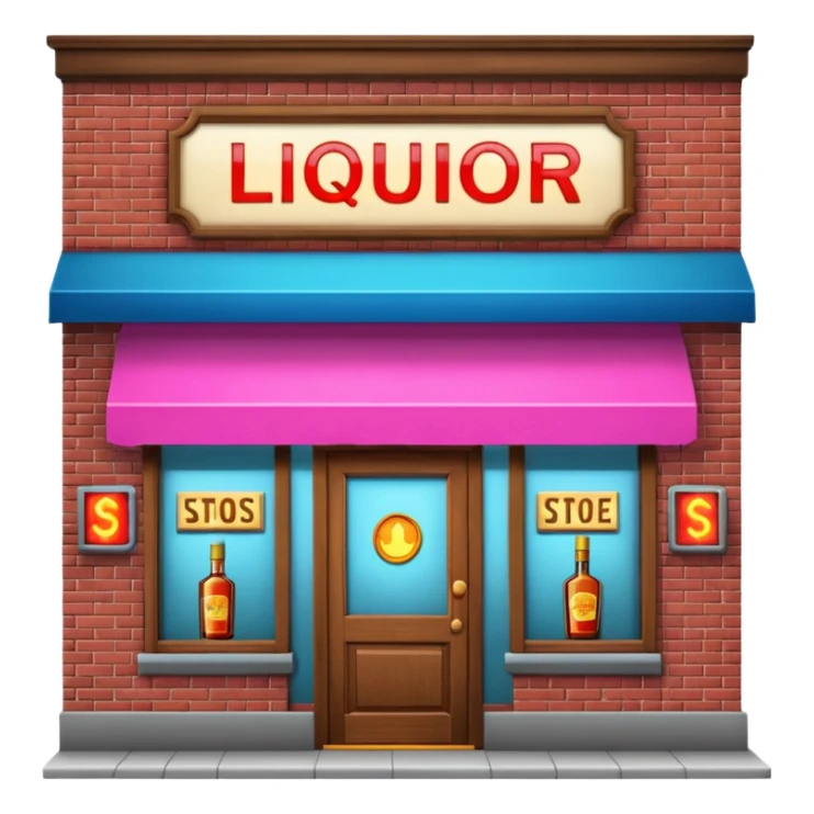 licoreria por fuera  sticker