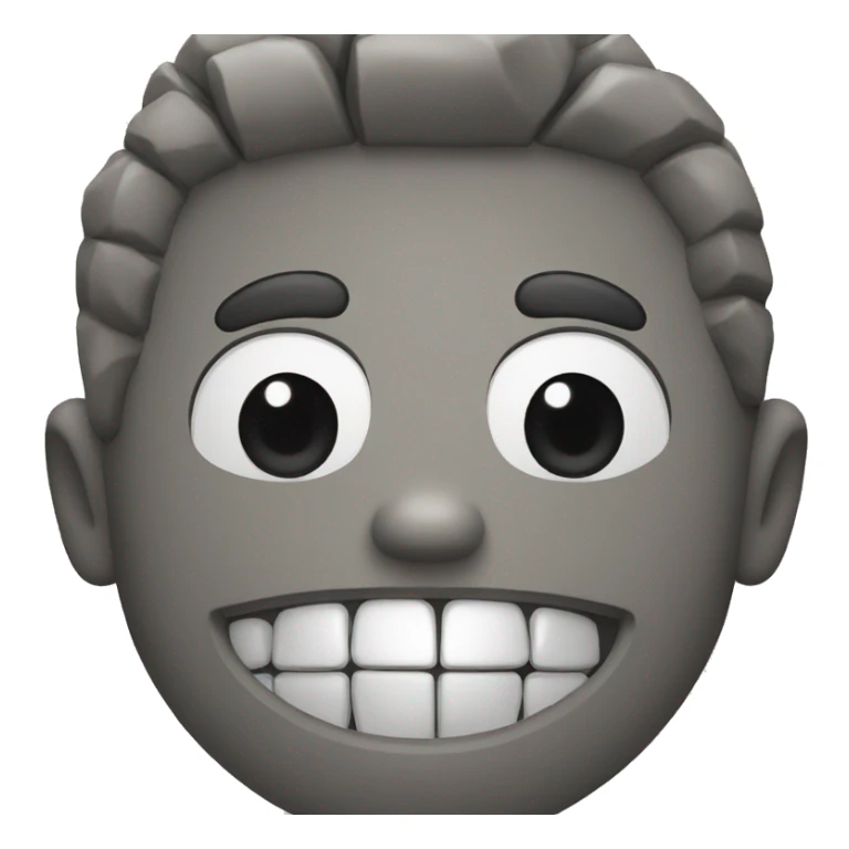 steel tooth  sticker