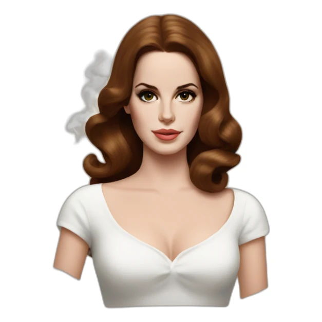 lana del rey is smoking sticker