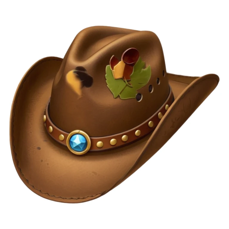 Cowboy hat  emoji style just the hat sticker
