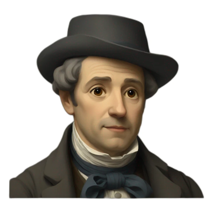 Monsieur corot sticker