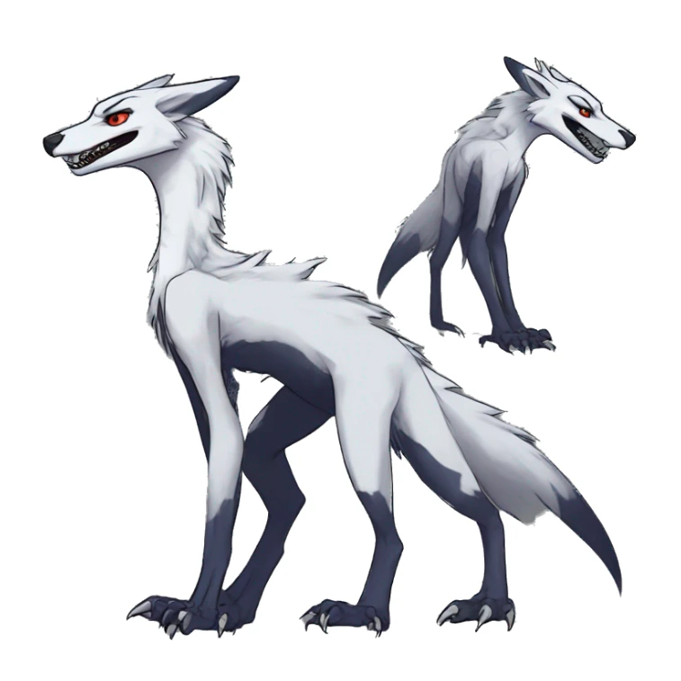 Cool Edgy Modern Vernid-Sergal species by LiLaiRa full body sticker