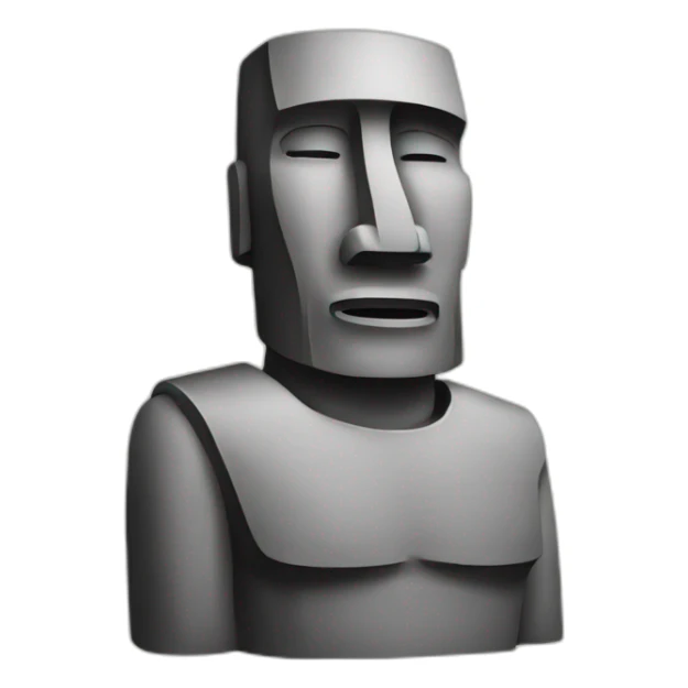 french moai sticker