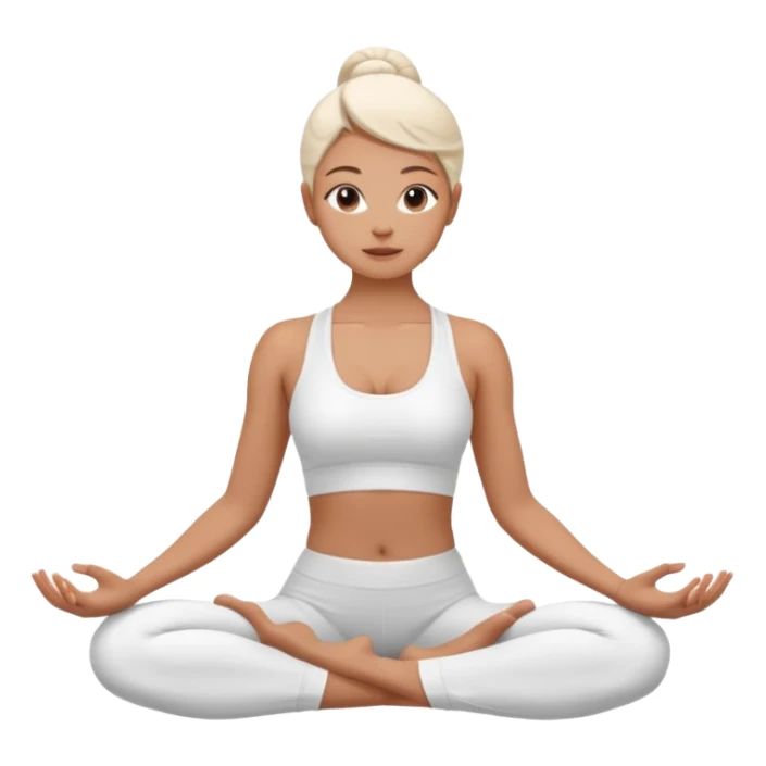 Yoga Practitioner woman  sticker