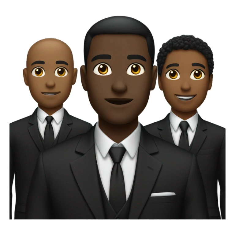 men in black black girl sticker