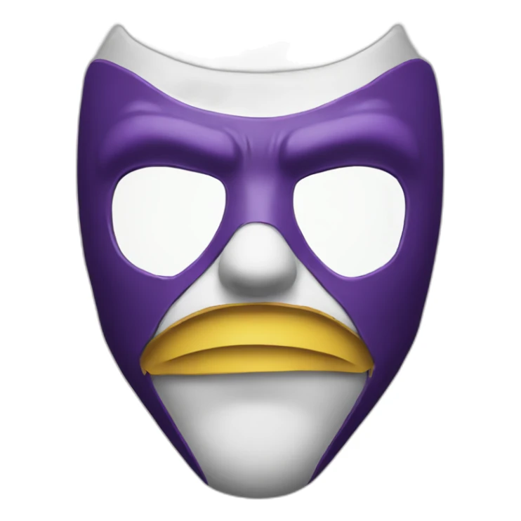 Joker masked sticker