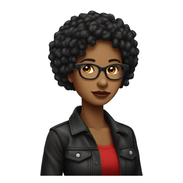 Mulher com cabelo longo e vermelho e olhos pretos, pela clara com sardas, roupa preta de rock sticker