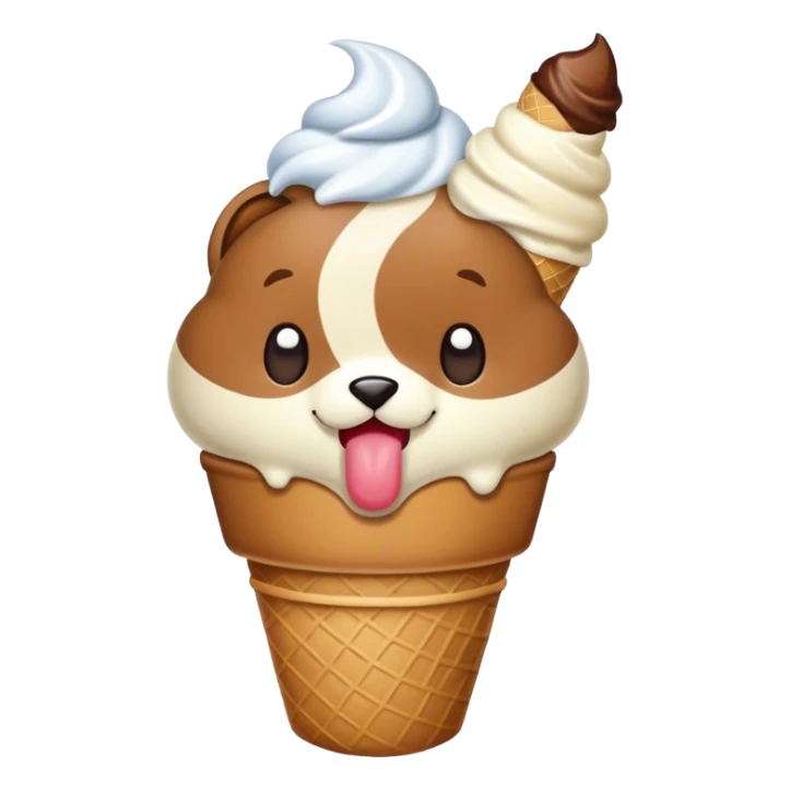 Rilakumma eating icecream sticker