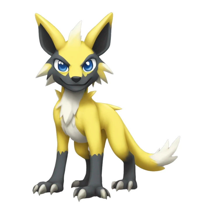 Lombax-Sergal-Zeraora-Nargacuga-Fakemon full body sticker