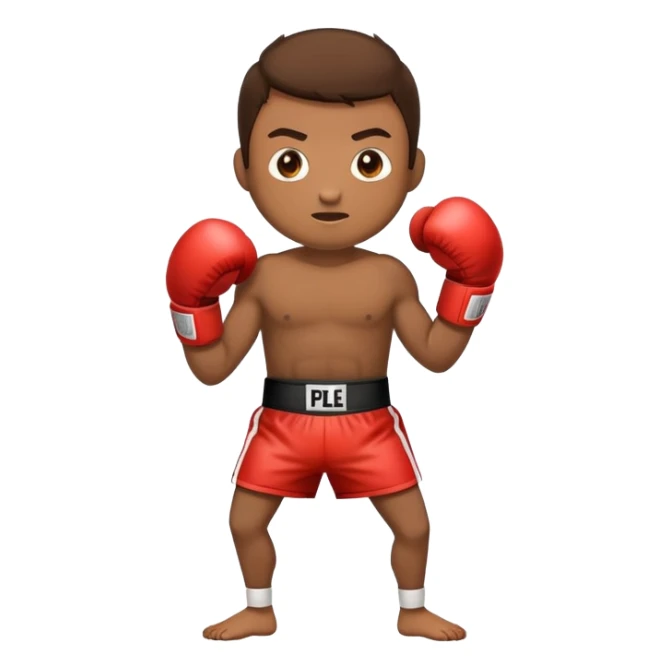 um canguru musculoso com luvas de boxe sticker