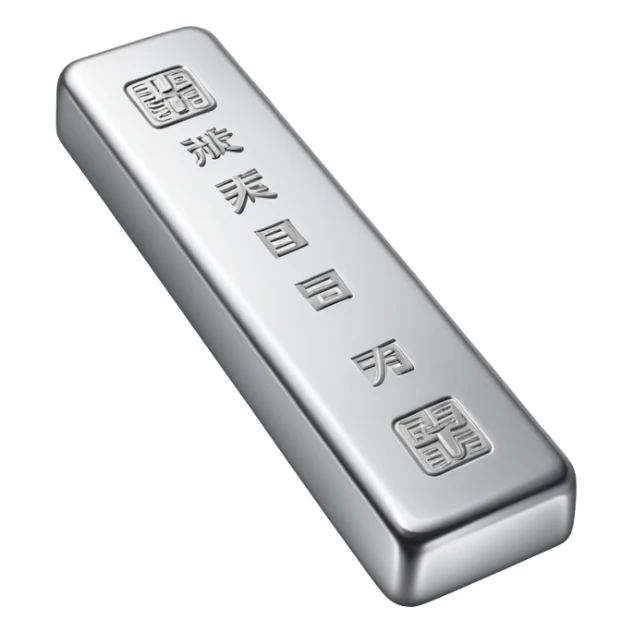 Silver bar with Chinese and English etymology pairs sticker