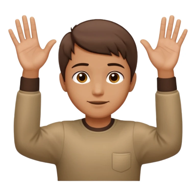 Mason 67 make the do the hands one up and one down palms facing up arms straight out sticker