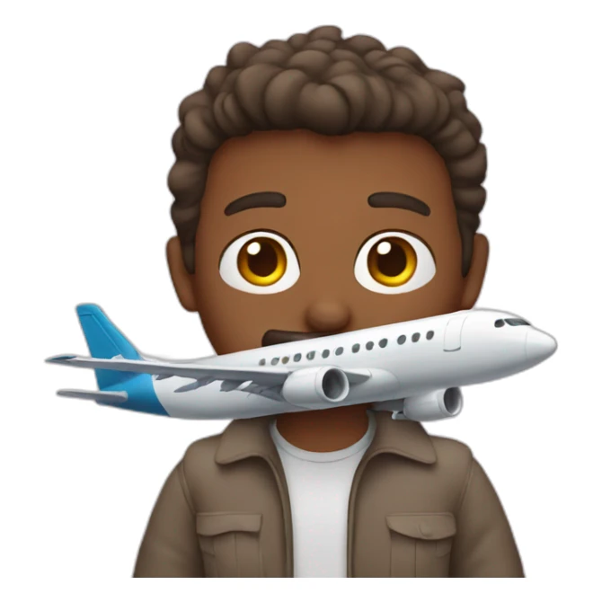 guy with Airplane sticker