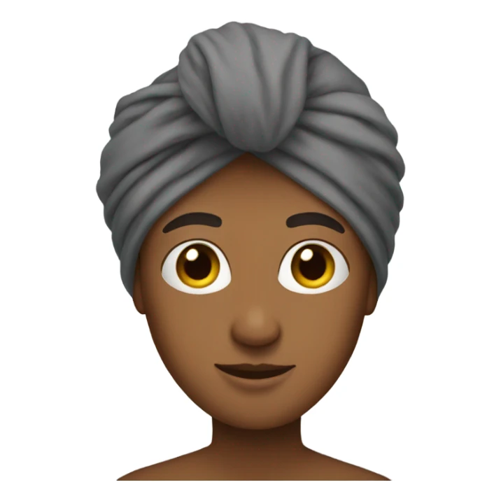 Friend wearing turbin sticker