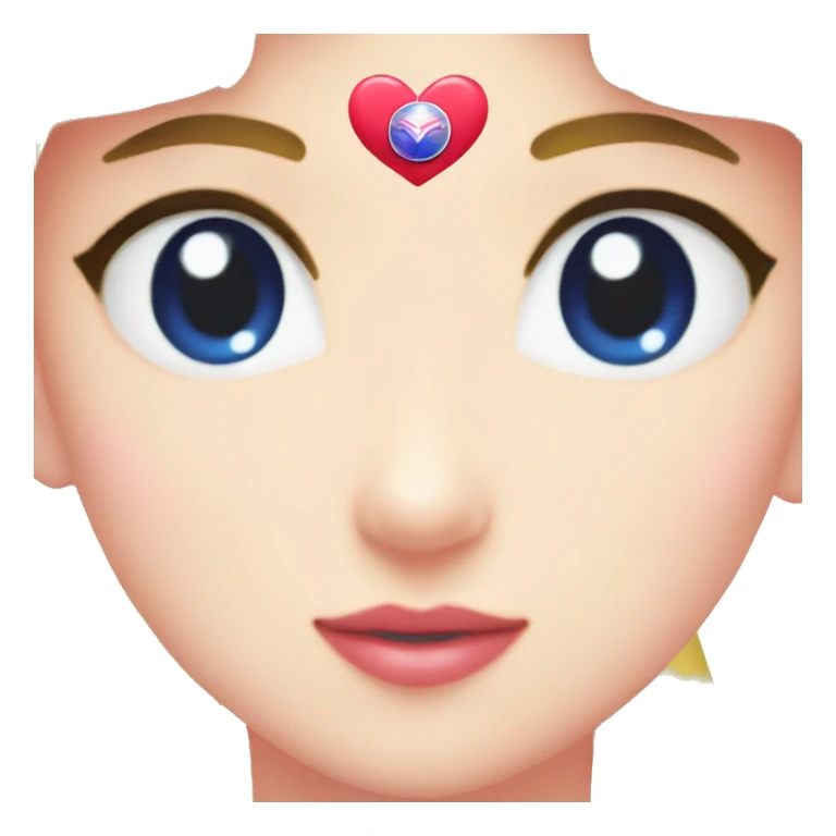 Sailor moon heart eyes sticker