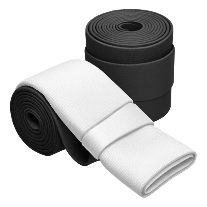 boxing hand wraps object icon, rolled athletic bandage for hands, white fabric texture, sporty combat gear, clean detailed look, 3D cartoon, mobile game icon style, centered, clean background, no text, no watermark
 sticker