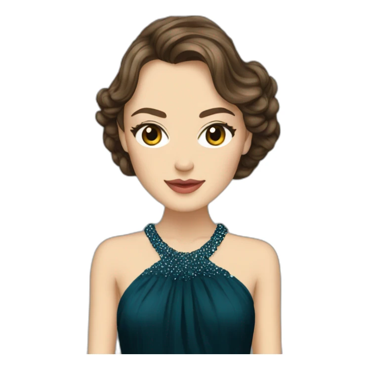 Keira Knightley In an evening dress sticker