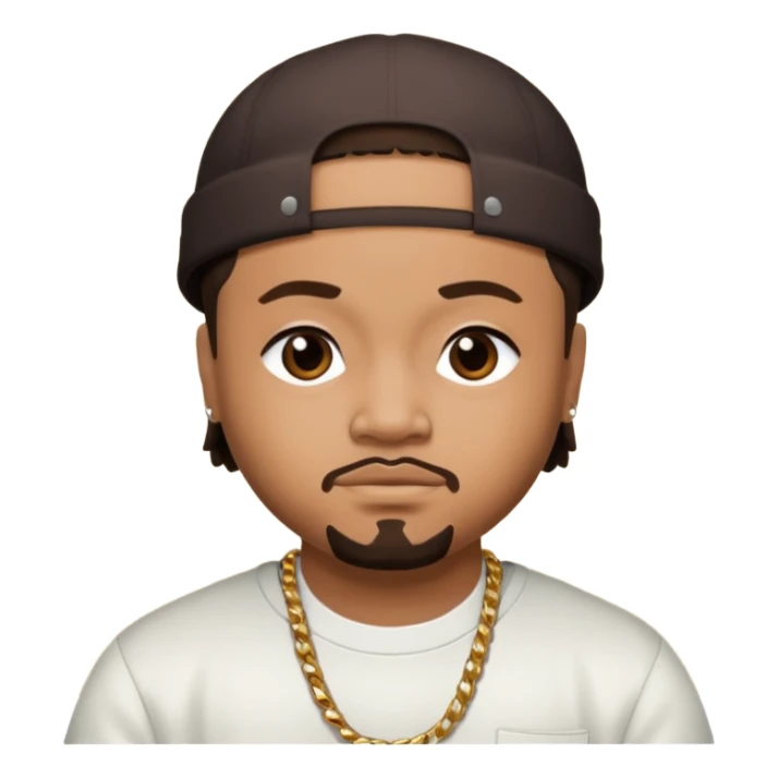 J-Boog of B2K with dark brown hair sticker