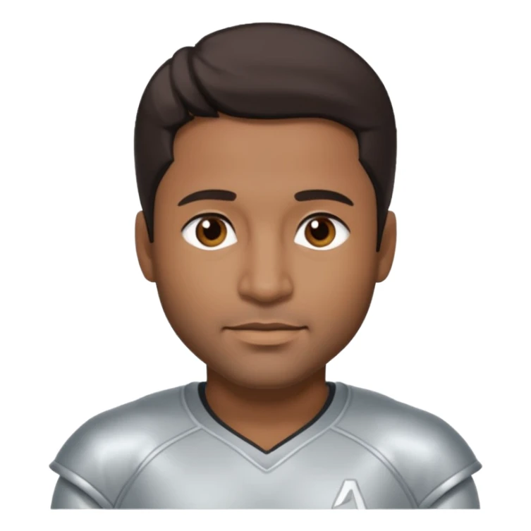 Andre Rison (b.1967) with dark brown hair, silver outfit sticker