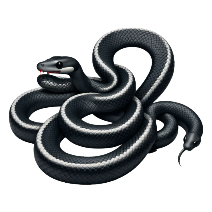 black k8ng snake sticker