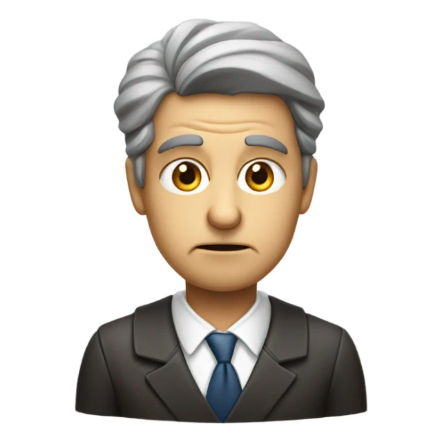 Confused lawyer sticker