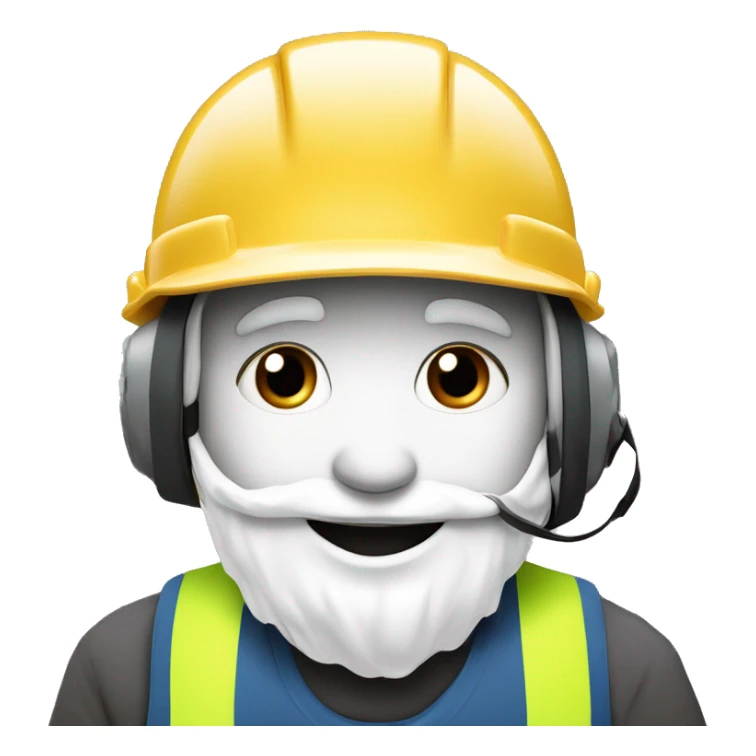 Reine des neige avec un casque de chantier sticker