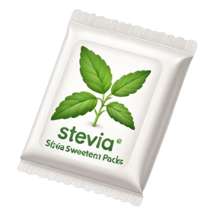 stevia sweetener packs sticker