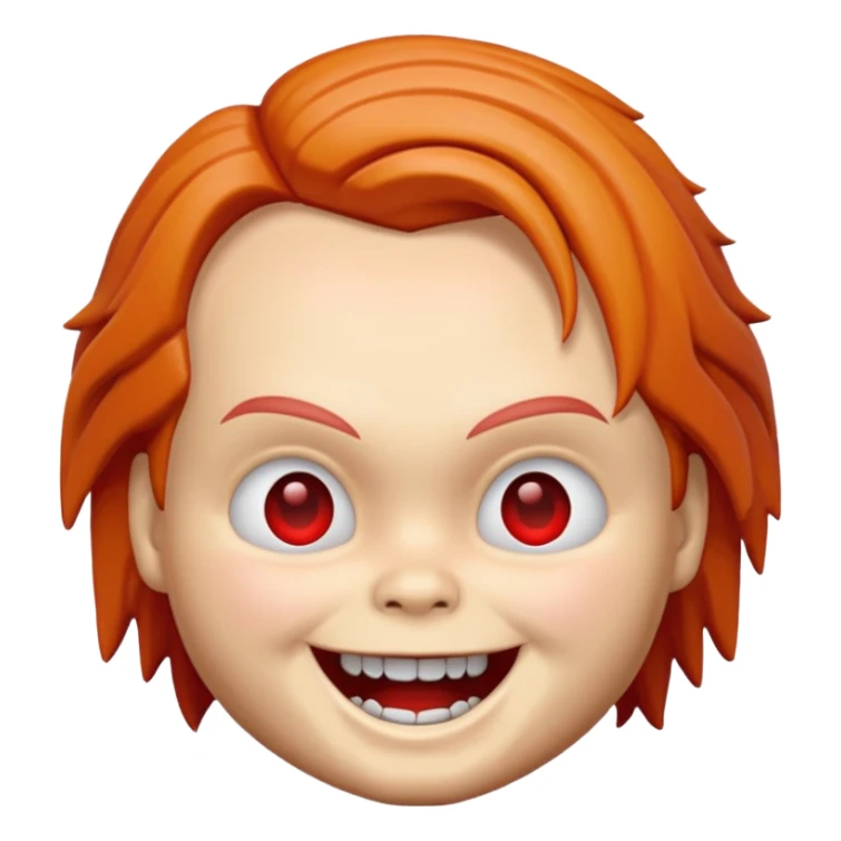 Un emojin de chuky sticker