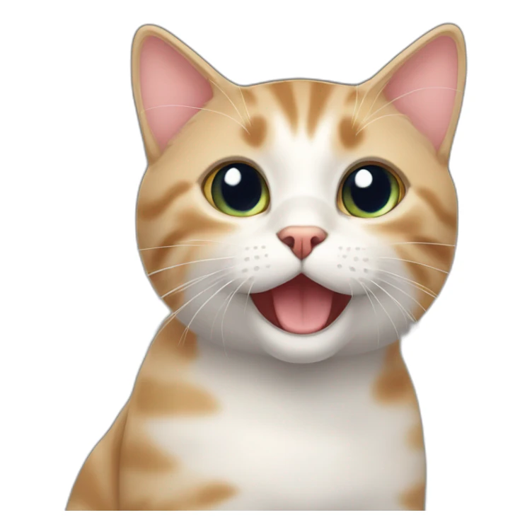 American short hair cat sticker