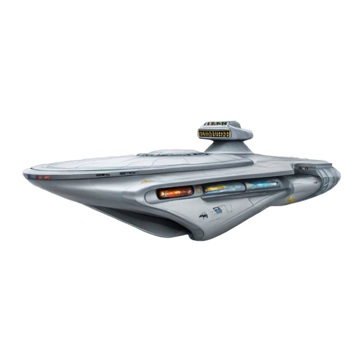 Star Trek’s U.S.S Enterprise hot wheel  sticker