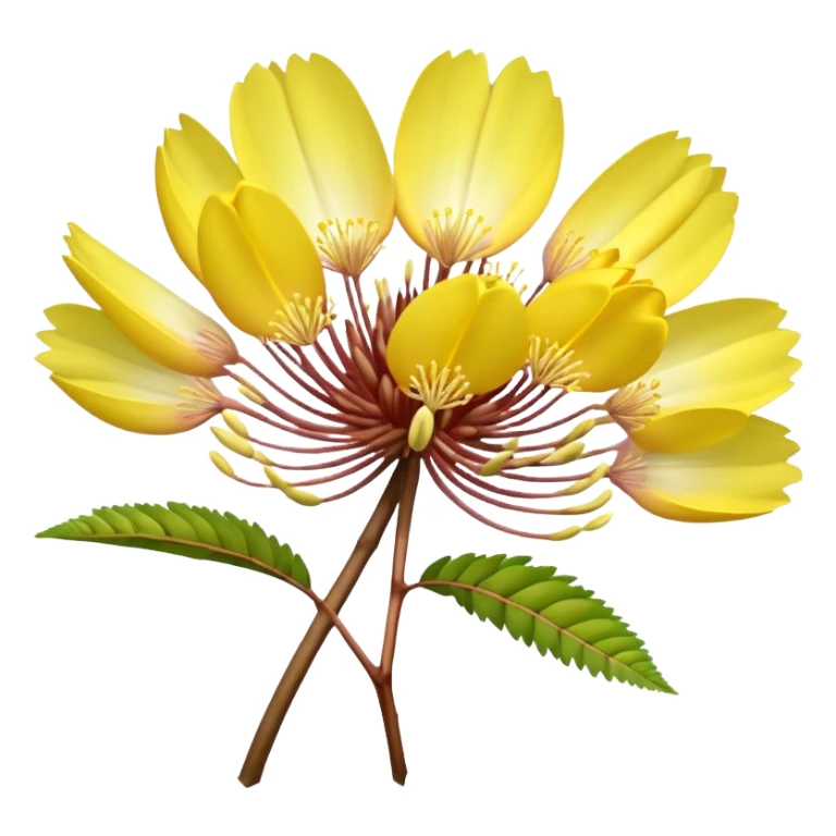 Albizia lebbeck flower sticker