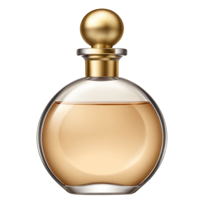 beige perfume sticker