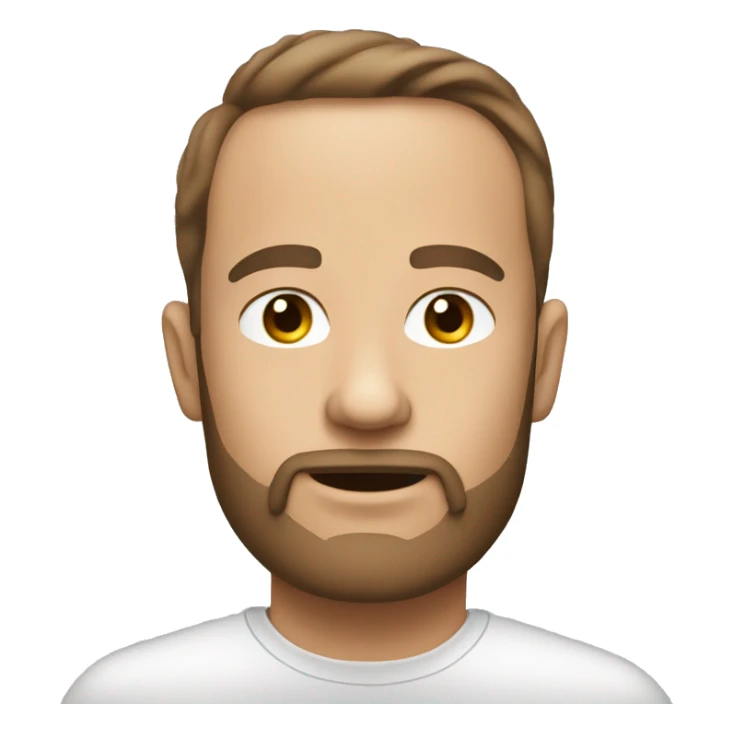 Fetter braunhaariger der an Vape zieht sticker