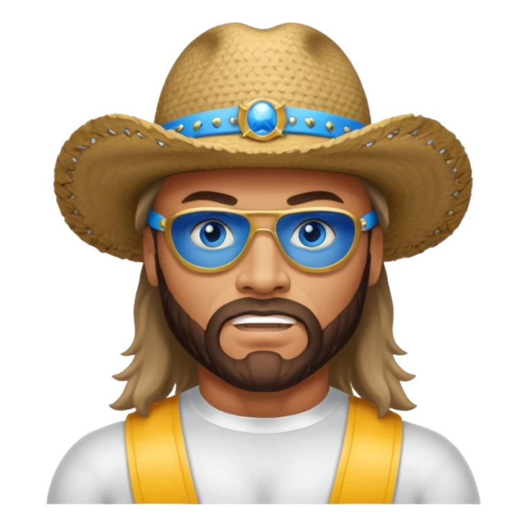 Randy Macho Man Savage blue eyes sticker