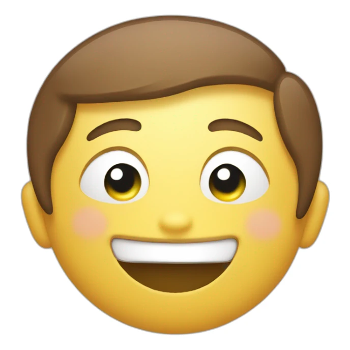 smiling speech bubble sticker