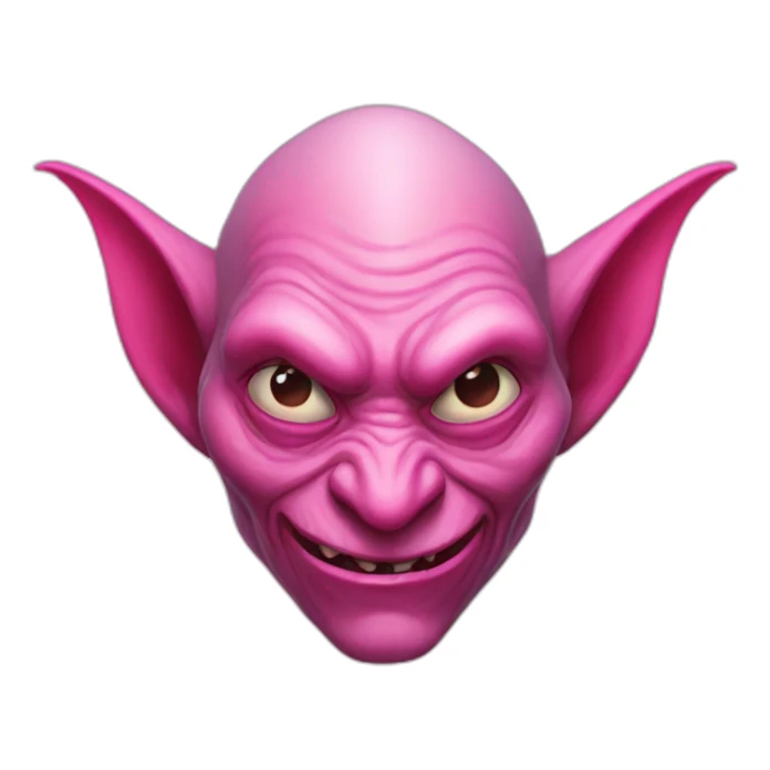 pink goblin sticker