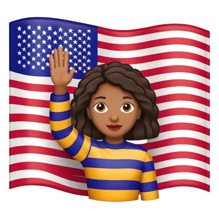 African American heritage flag sticker