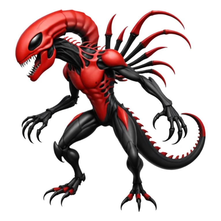 Venom-Xenomorph-Darkrai-Scizor-fusion, full body sticker