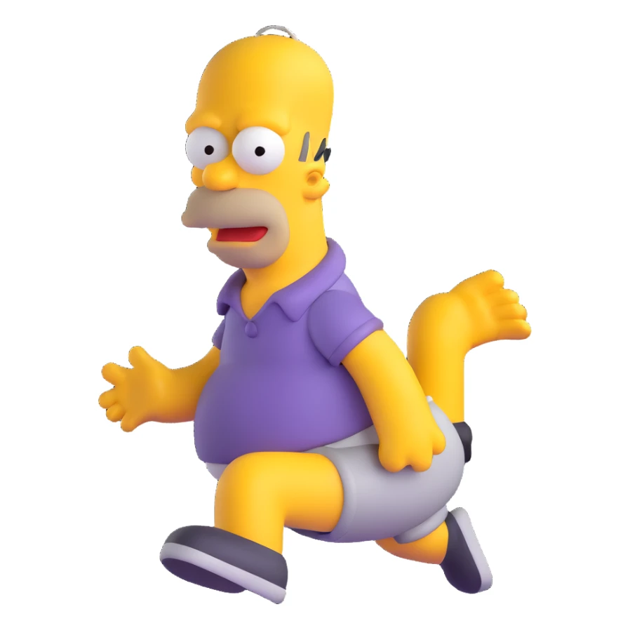 Homer Simpson sticker