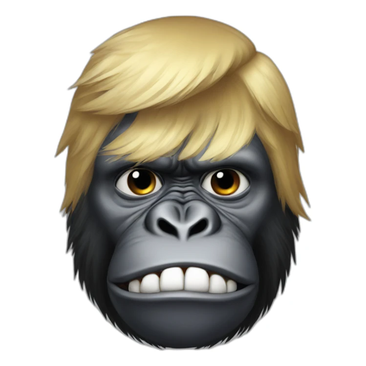 donald trump as a gorilla sticker