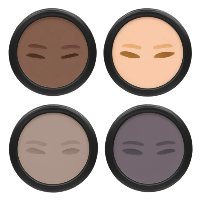 eyeshadows with 4 color with brand name TF sticker