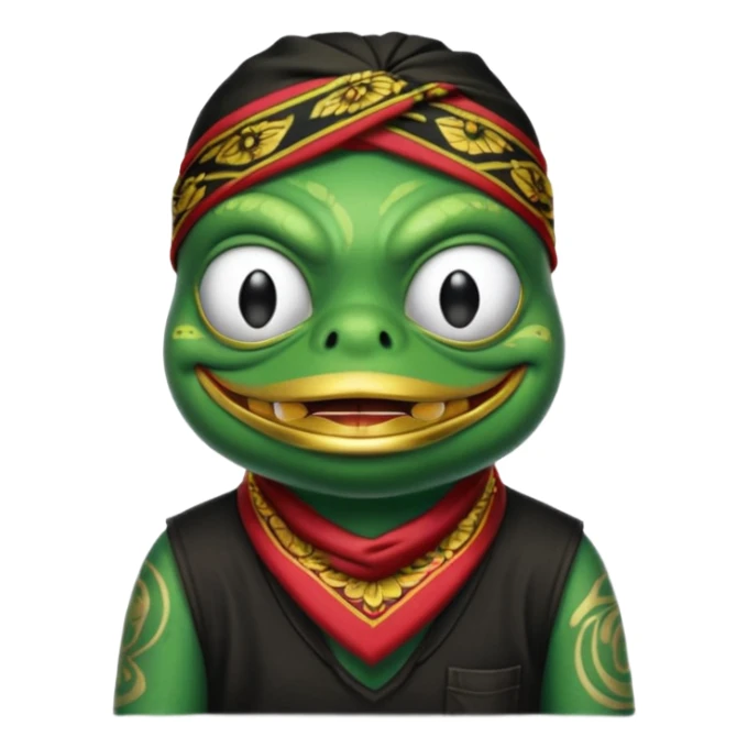 mach mir pepe emotes für twitch im chicano style sticker