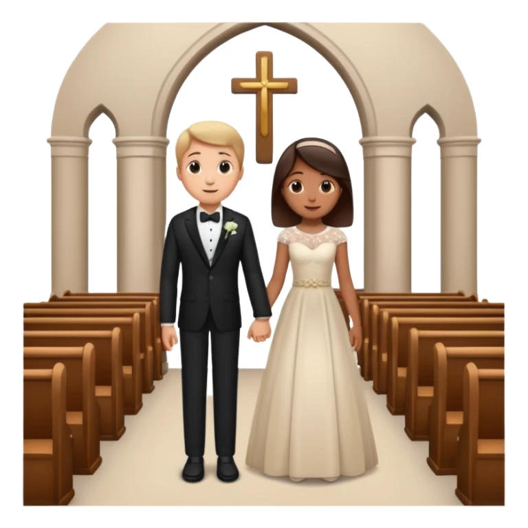church marriage sticker