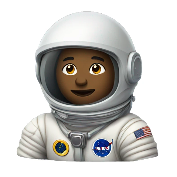 An astronaut in space sticker