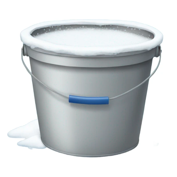 Bucket of snow sticker